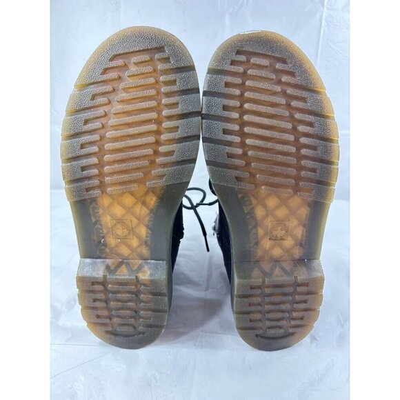 Dr. Marten's 1460 8 Eye Black Leather Boots Side Zip size 6 - Picture 6 of 13